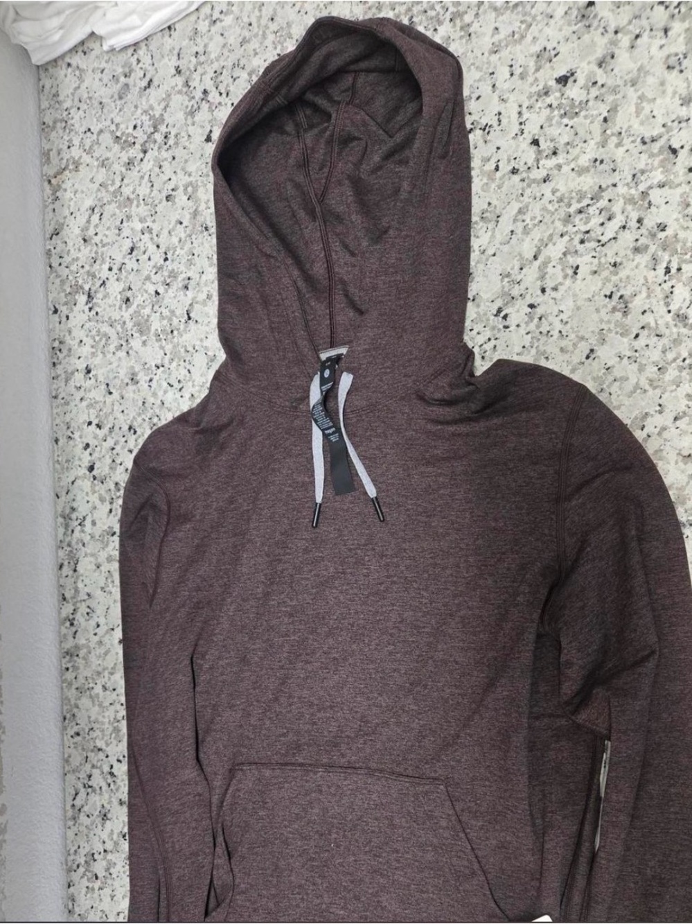 NWT Lululemon Men's Maroon Soft Jersey Hoodie